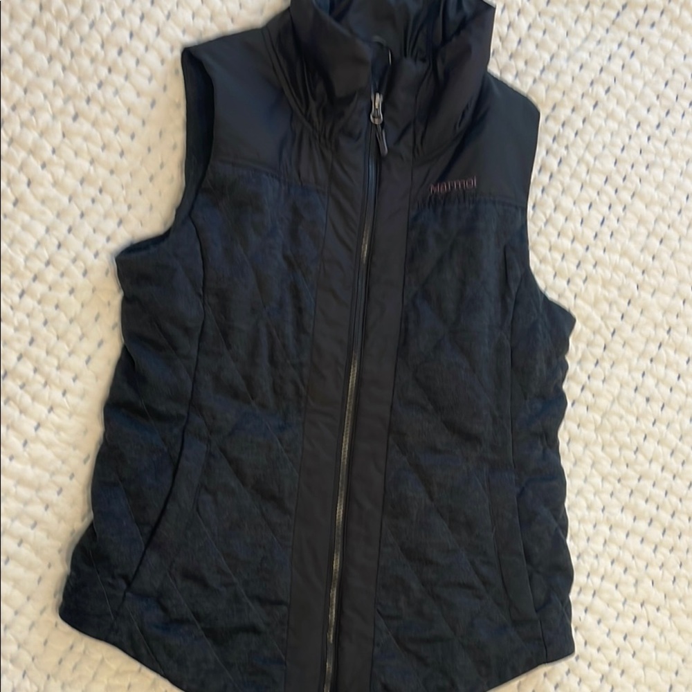 Marmot Black Quilted Puffer Vest